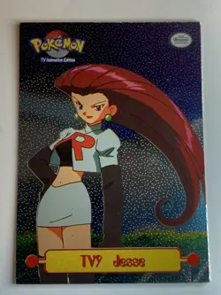 1999 Topps Pokemon #TV9 Jesse (A) Silver Foil (Sandpaper 2nd Print) - Image 1