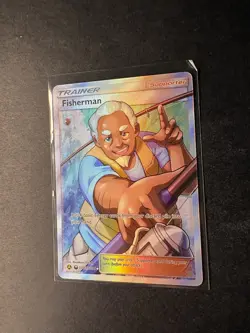 POKEMON - FISHERMAN - SV83/SV94 - HIDDEN FATES - FULLART TRAINER - EN - NM - Image 2