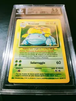 Pokemon Venusaur Holo Base Set 15/102 BGS No Shining Goldstar - Image 3