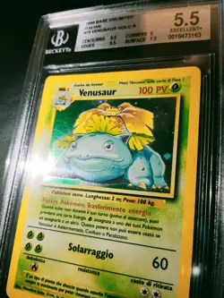 Pokemon Venusaur Holo Base Set 15/102 BGS No Shining Goldstar - Image 4