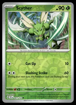 SCYTHER 001/162 COMMON TEMPORAL FORCES POKEMON - Image 1