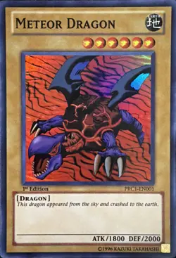 Meteor Dragon PRC1-EN001 1st Edition Super Rare LP - Image 1