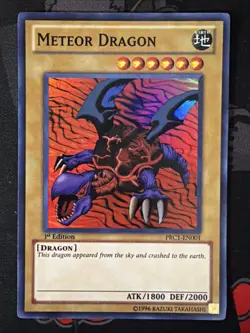 Meteor Dragon PRC1-EN001 1st Edition Super Rare LP - Image 3