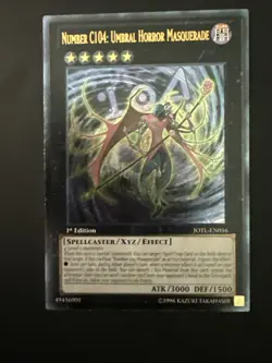Yugioh number C104 Umbral Horror Masquerade Ultimate Rare 1st Edition - Image 1