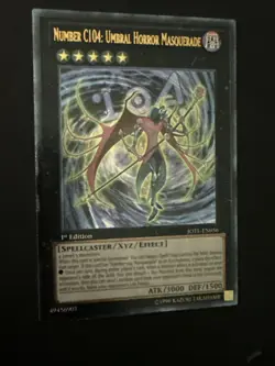Yugioh number C104 Umbral Horror Masquerade Ultimate Rare 1st Edition - Image 2