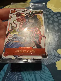 One Piece TCG 3rd Anniversary Winner Pack Complete ENG Monkey.D.Luffy ST01-012 - Image 3