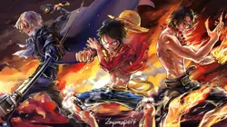 Anime one piece monkey d luffy portgas ace Custom Playmat Mat Pad - Image 1