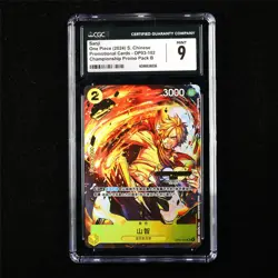 CGC 9 MINT 2024 One Piece CHN Sanji OP03-102 R - Image 1