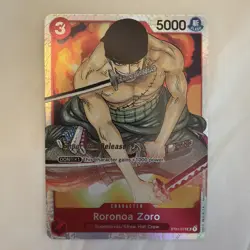 Roronoa Zoro ST01-013 Super Pre-Release Starter Deck 1 Straw Hat One Piece LP - Image 1