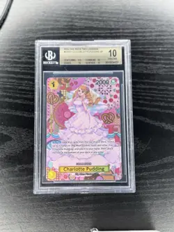 2025 One Piece Two Legends Op03112 Charlotte Pudding SP BGS 10 - Image 3