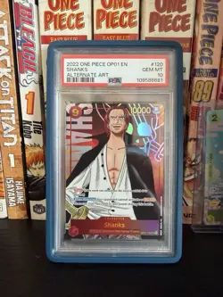 One Piece CCG Shanks Manga Alternate Art OP01-120 PSA 10 Gem Mint - Image 1