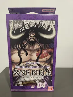 ONE PIECE TCG: Animal Kingdom Pirates Starter Deck (ST-04) New/Sealed - Image 1