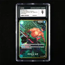 CGC 9 MINT 2025 One Piece CHN Roronoa Zoro OP06-118 SEC - Image 1