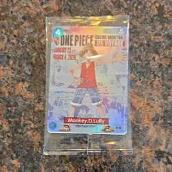Bandai Promo Monkey.D.Luffy One Piece CCG College Basketball US Voyage Card - Image 1