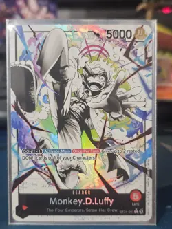 Monkey.D.Luffy (001) (Parallel) ST21-001 Starter Deck EX: Gear 5 Foil - Image 1