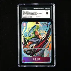 CGC 9 MINT 2023 One Piece CHN Zoro-Juurou OP05-067 R (Alt Art Parallel) - Image 1