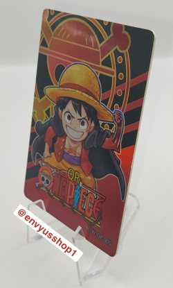 One Piece: Monkey D Luffy QR-005 "Gomu Gomu Sledge-Hammer" Rainbow Holo - Image 2