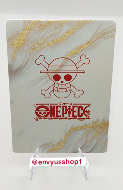 One Piece: Monkey D Luffy QR-005 "Gomu Gomu Sledge-Hammer" Rainbow Holo - Image 4