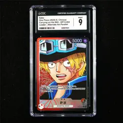 CGC 9 MINT 2025 One Piece CHN Sabo OP13-004 L (Alt Art Parallel) - Image 1