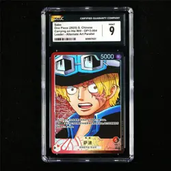 CGC 9 MINT 2025 One Piece CHN Sabo OP13-004 L (Alt Art Parallel) - Image 2