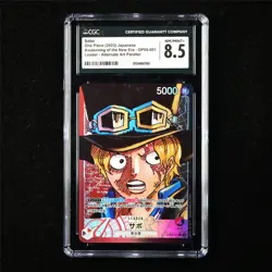 CGC 8.5 NM/MINT+ 2023 One Piece JPN Sabo OP05-001 L (Alt Art Parallel) - Image 1