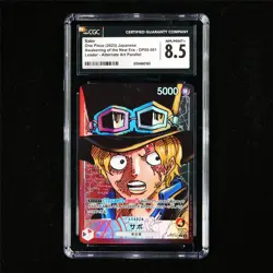 CGC 8.5 NM/MINT+ 2023 One Piece JPN Sabo OP05-001 L (Alt Art Parallel) - Image 2