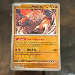 Bloodmoon Ursaluna 054/131 Pokemon Card Pokemon TCG Holo - Image 1