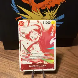 ST10-006 Monkey.D.Luffy : Super Rare Promo Foil English One Piece TCG Card : 3rd - Image 1