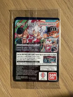 One Piece Monkey D. Luffy College Basketball US Voyage P-055 Promo Card Sealed - Image 5