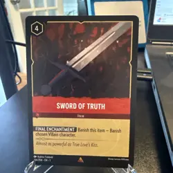 Disney Lorcana Sword of Truth 136/204 Rare NM-Mint Card, the First Chapter - Image 1