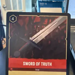 Disney Lorcana Sword of Truth 136/204 Rare NM-Mint Card, the First Chapter - Image 3