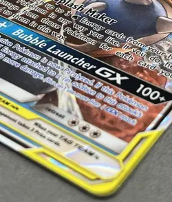 Blastoise & Piplup GX 38/236 NM Cosmic Eclipse Tag Team Pokemon Card - Image 3
