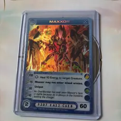 Chaotic TCG Maxxor Ultra Rare Creature Card #15/232 2007 English - Image 1