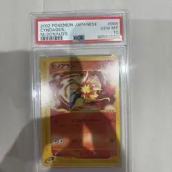 PSA 10 Cyndaquil 006 Gem Mint 2002 Pokemon Card Japanese McDonald's Promo Pack - Image 1