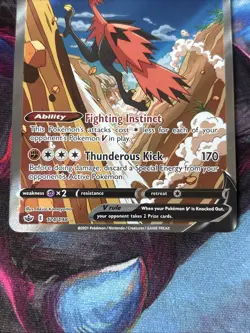 Galarian Zapdos V 174/198 SWSH Chilling Reign Ultra Rare Alt Art Pokemon Card - Image 3
