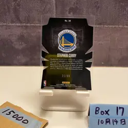 2013-14 Panini Crusade Stephen Curry 21/99 Golden State Warriors Card - Image 2