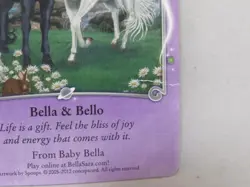 Bella Sara 2012 TCG - Best of Bella - Bella & Bello - Card 11/55 (VG) HTF - Image 3