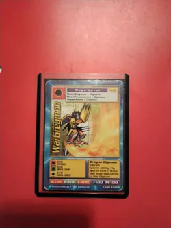WARGREYMON (Tb-12) 2000 Bandai/Toei Animation VINTAGE COLLECTIBLE Digimon Card - Image 2