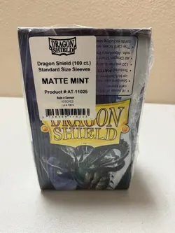 Dragon Shield Matte Mint Standard Size Card Sleeves (10 Boxes x 100 Sleeves) - Image 1