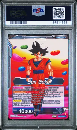 Son Goku Vegeta Tag Team in Hell Pre-Release FOIL Dragon Ball Super Card PSA 10 - Image 2