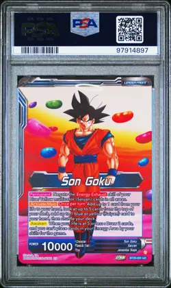 Son Goku Vegeta Tag Team in Hell Pre-Release FOIL Dragon Ball Super Card PSA 10 - Image 4