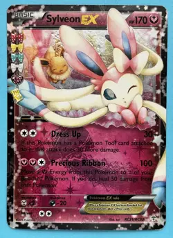 Sylveon EX RC21/RC32 Generations Ultra Rare Holo Foil Card Pokemon TCG - Image 1