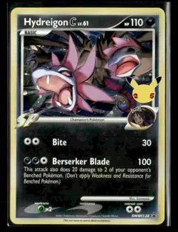 SWSH: Sword & Shield Promo Cards Hydreigon C lv.61 Promo #SWSH138 NM - Image 1