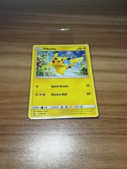 Pikachu 19/68 Sun & Moon Hidden Fates Pokemon Card From 2019 - Image 1