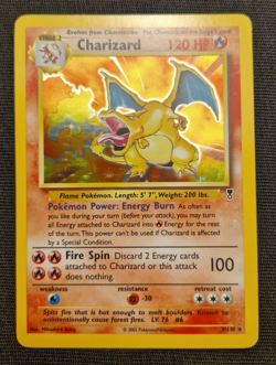 Charizard 3/110 Legendary Collection Holo 2002 CGC 8 NM/Mint Pokemon Card - Image 3