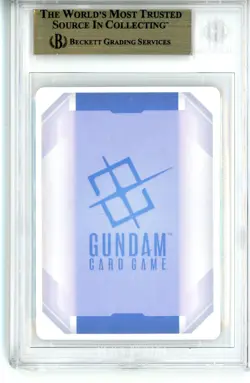 BGS GEM MINT 9.5 Gundam Card Game Gundam RX-78-2 GD01-001 LR+ Newtype Rising - Image 2