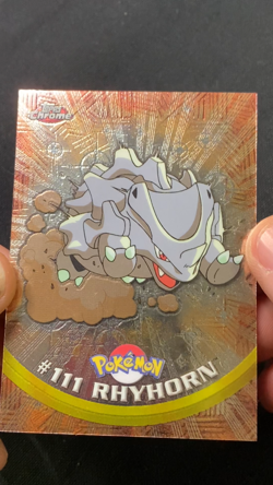 Pokemon Card - Rhyhorn #111 2000 Topps Chrome Series 2 Holo Foil - Image 2