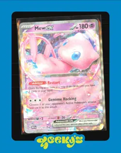 Pokemon TCG Mew EX 151/165 Double Rare Holo Card Scarlet & Violet - Image 1