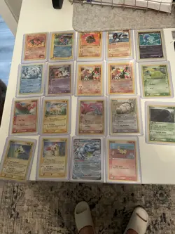Vintage Pokemon Rare and Uncommon Lot- 19 Cards Total - LP - DMG - Image 1