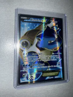 Pack fresh Pokemon Blastoise EX Full Art Holo 142/146 XY Base Set rare card tcg - Image 2